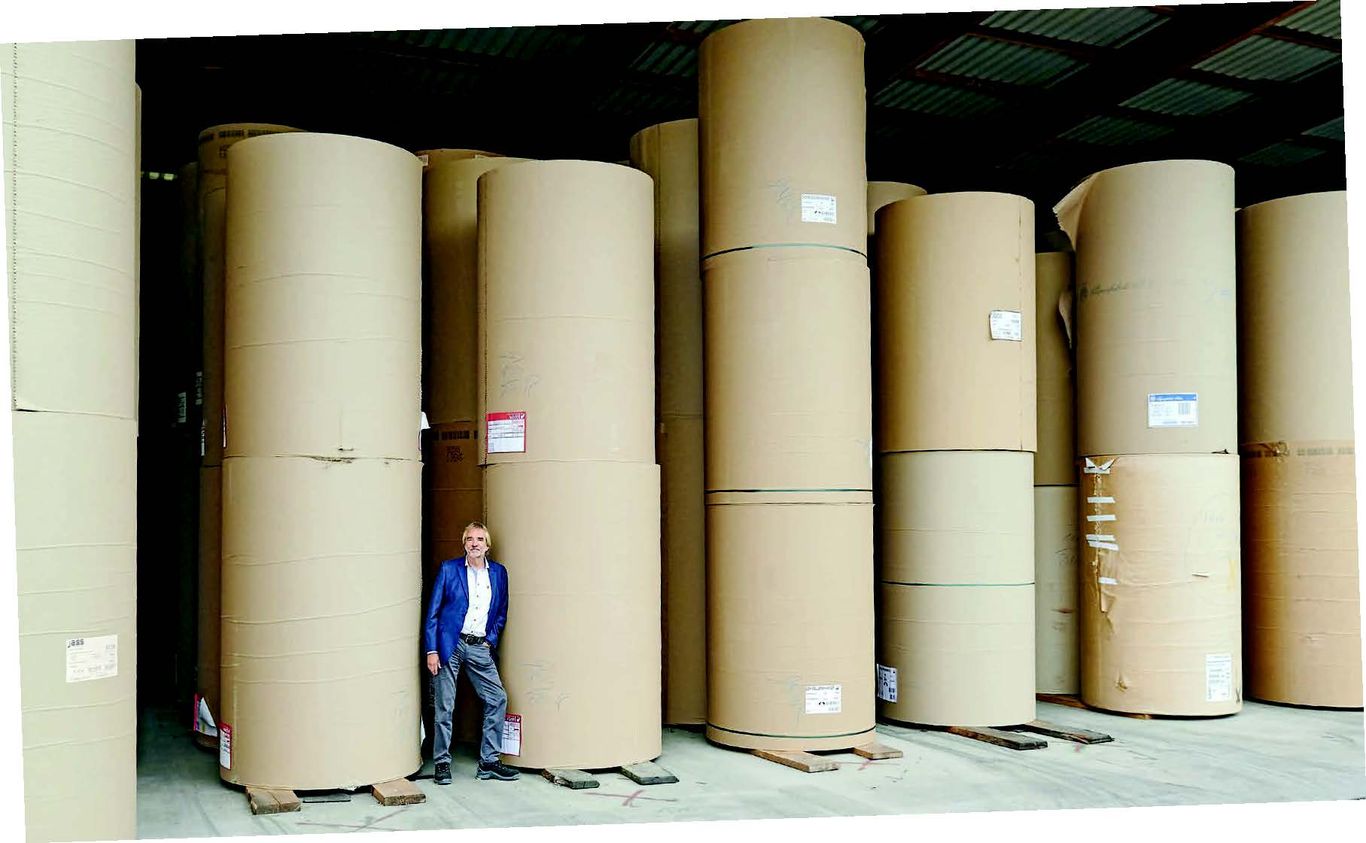 8 x Rolle Wellpappe 1,0 x 70 m Polstermaterial 560 m² Rollenwellpappe